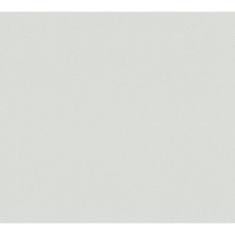 397720 Papier peint uni effet lin gris menthe - AS Creation
