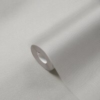 397799 Papier peint uni aspect lin beige cr&egrave;me...