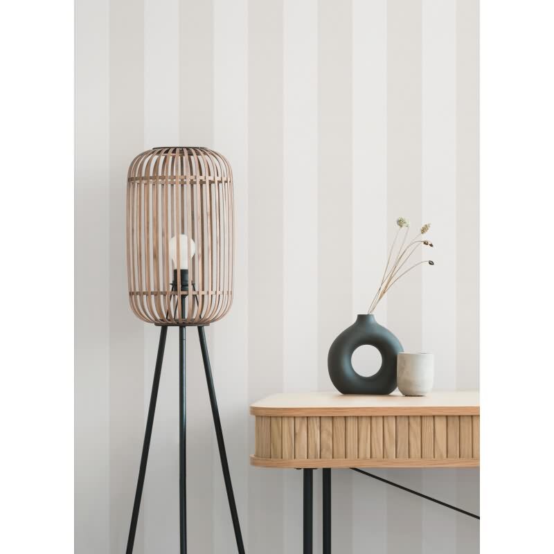 397966 Papier peint rayures beige crème élégant AS Creation