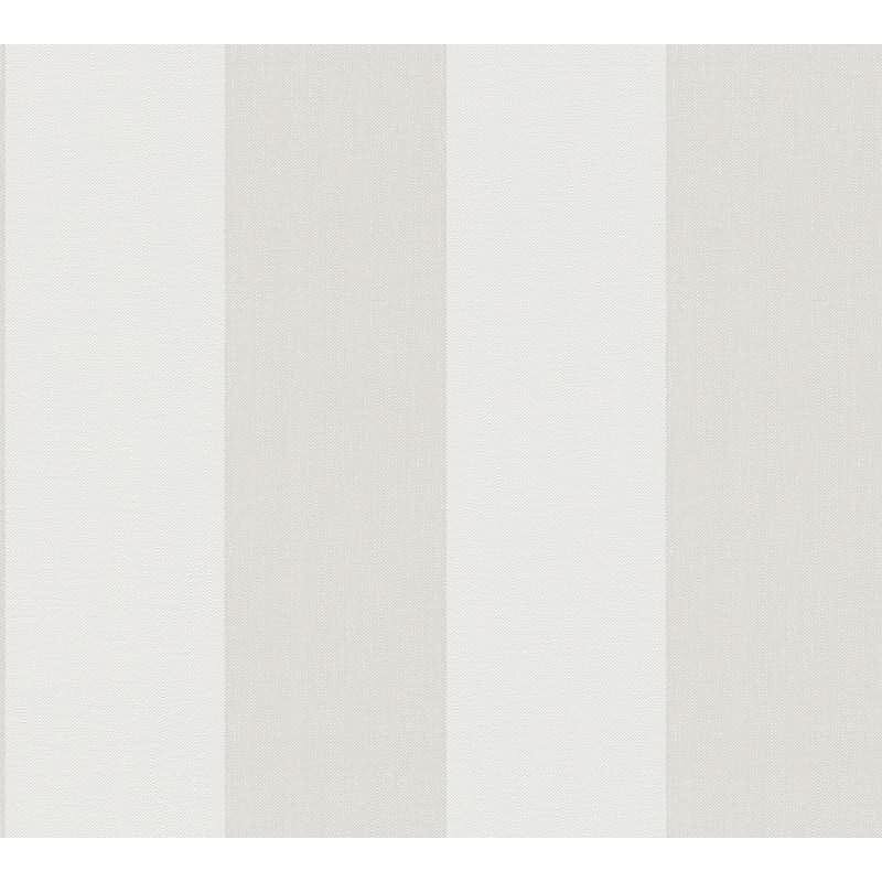 397966 Papier peint rayures beige crème élégant AS Creation